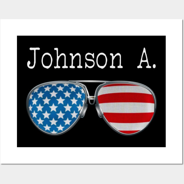 USA PILOT GLASSES - JOHNSON A Wall Art by SAMELVES